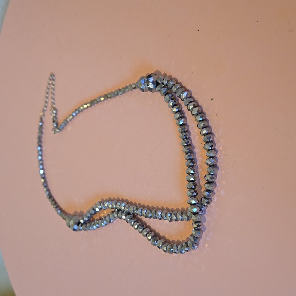 gray necklace